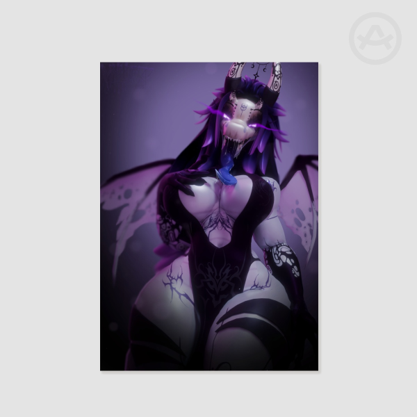 Moon Dragon Mythcorp Monstress OC Poster Print