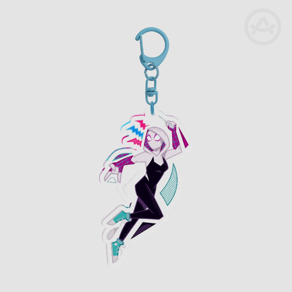 Ghost Spider Keychain