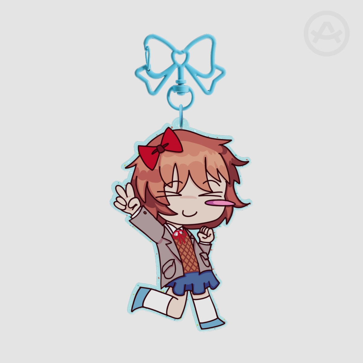 Sayori DDLC Acrylic Keychain