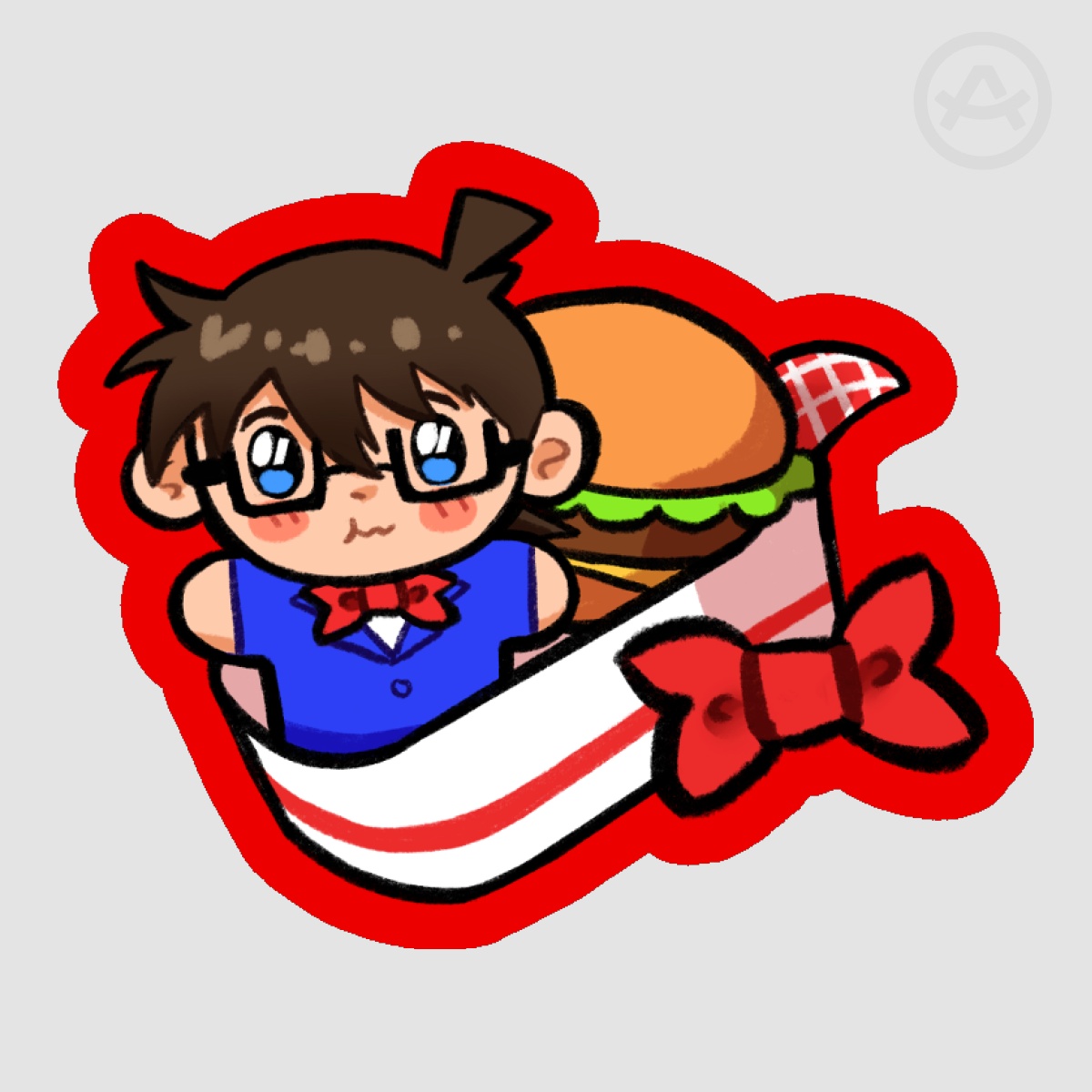 Bento Conan Die Cut Stickers