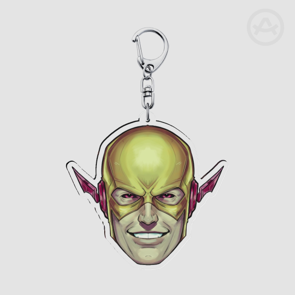 Reverse Flash face Keychain