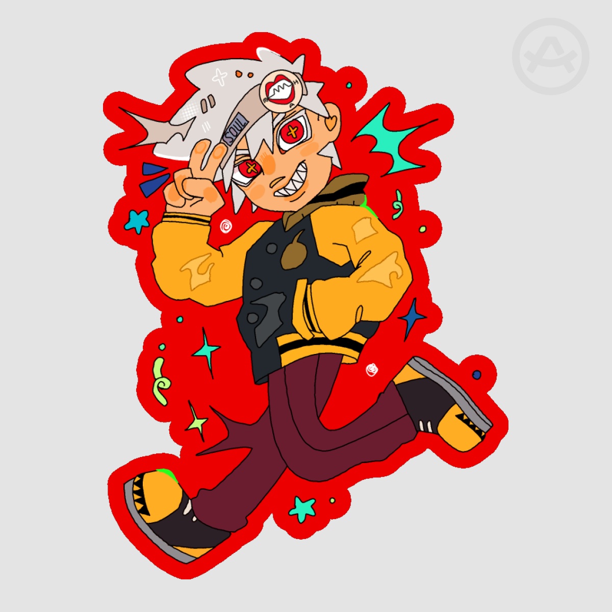 SOUL EVANS MATTE STICKER