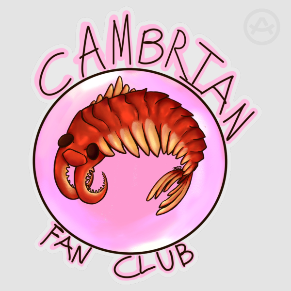 [Nature] Cambrian Anomalocaris Clear Vinyl Stickers
