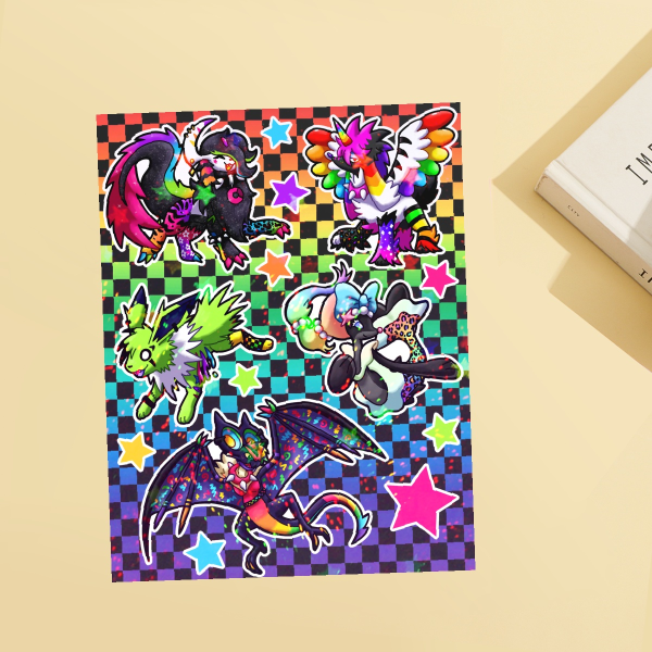 Sparkle On! Holographic Sticker Sheet