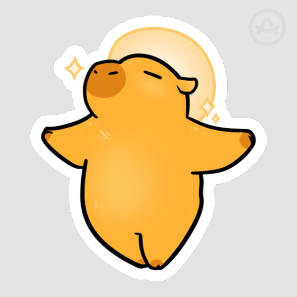 God Capy Sticker