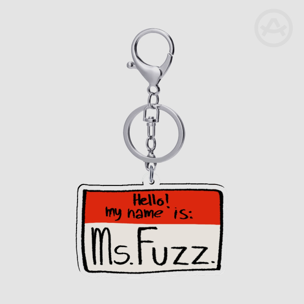 Ms. Fuzz Keychain