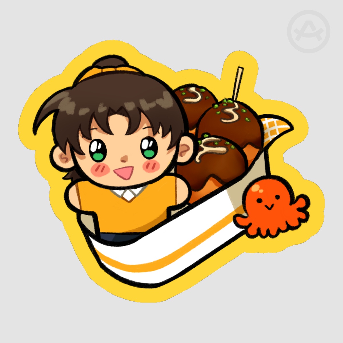 Bento Kazuha Die Cut Stickers