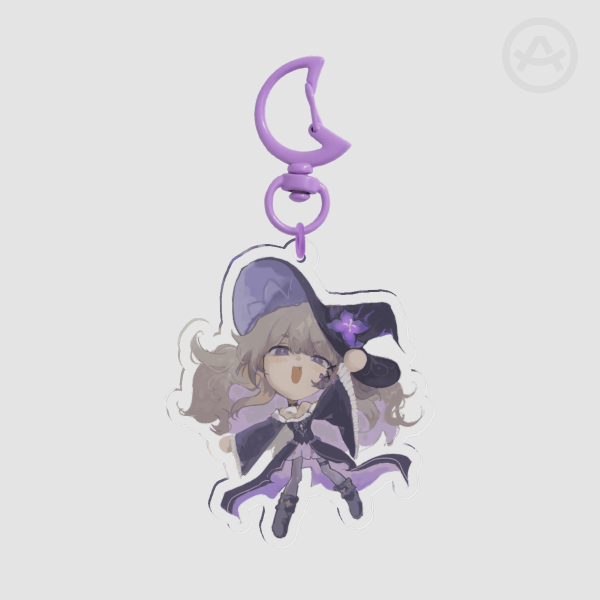 The Herta Clear Acrylic Keychains