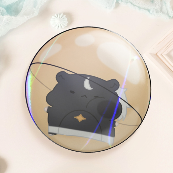 Hamster Ball Ysa  Button Pin- 1.73"(44mm)