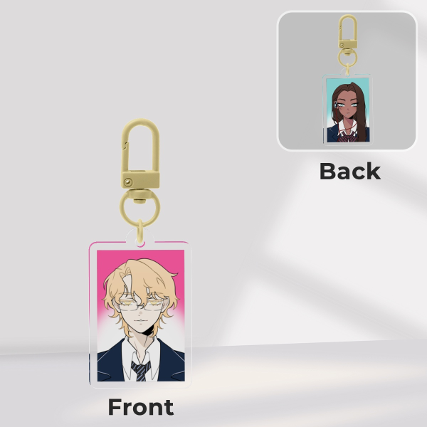 ALNST Luka x Hyuna ID Keychain (double sided)