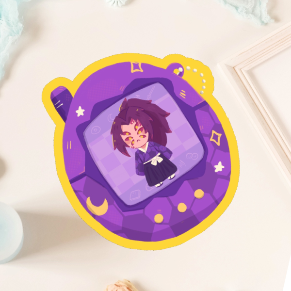 kokushibo tamagotchi Sticker
