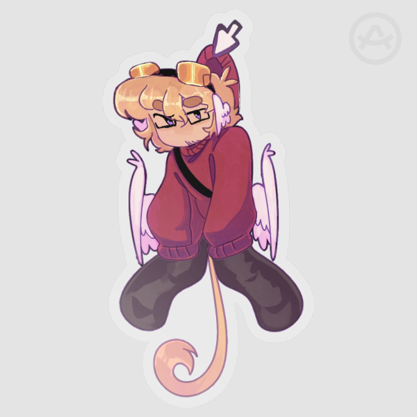 Cursor Grian Sticker