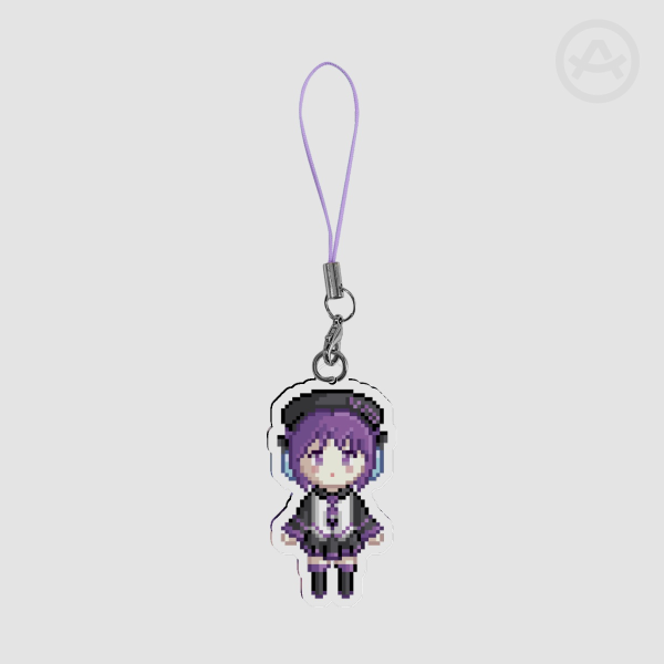 Defoko Pixel Keychain