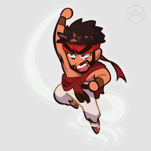 SF6 Ryu Sticker