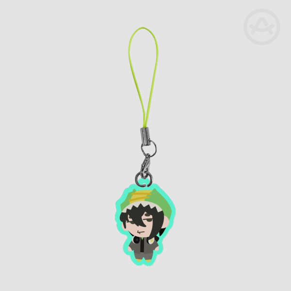 Mark Berskii Clear Acrylic Phone Charm