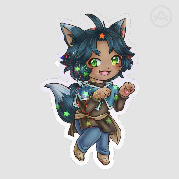 Aric Die Cut Stickers