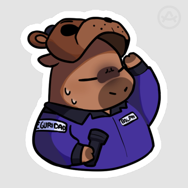 Ralph Capy Sticker
