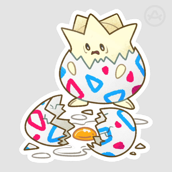 Togepi Die Cut Stickers