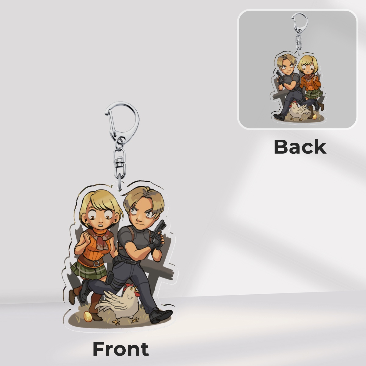 Doublesided RE4 Charm