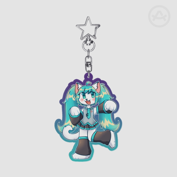 Miku Furry I Acrylic Keychain
