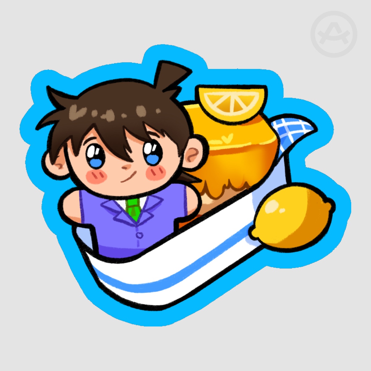 Colored Edge Die Cut Stickers