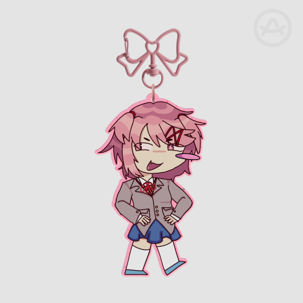 Natsuki DDLC Acrylic Keychain