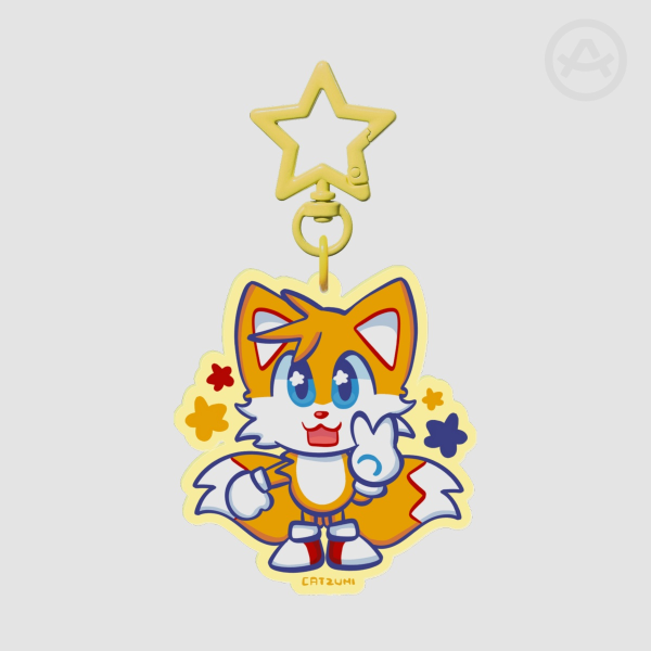 Tails the Fox I Acrylic Keychain