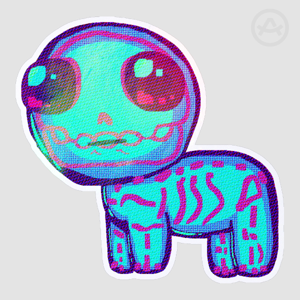 Diaphonized TBH autism beast sticker