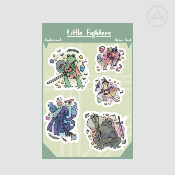 Little Fighters Stickers Sheet