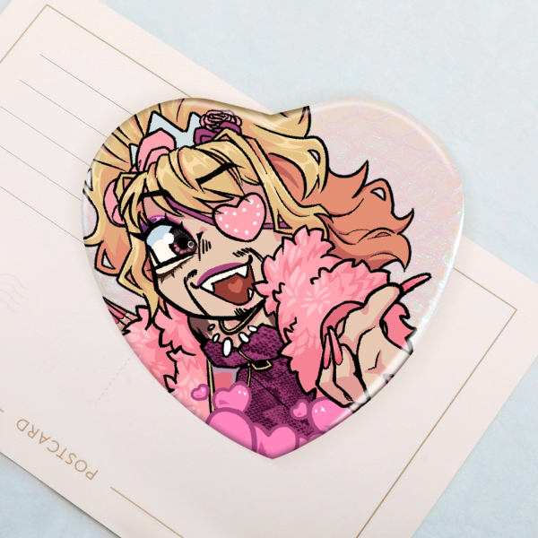 RGG - Goromi Heart Shape Badge