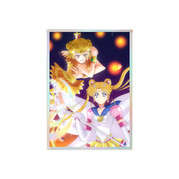 Sailor Moon & Galaxia Art Boards with Rainbow-Edged - 4.1"x5.83 "(105x148mm)