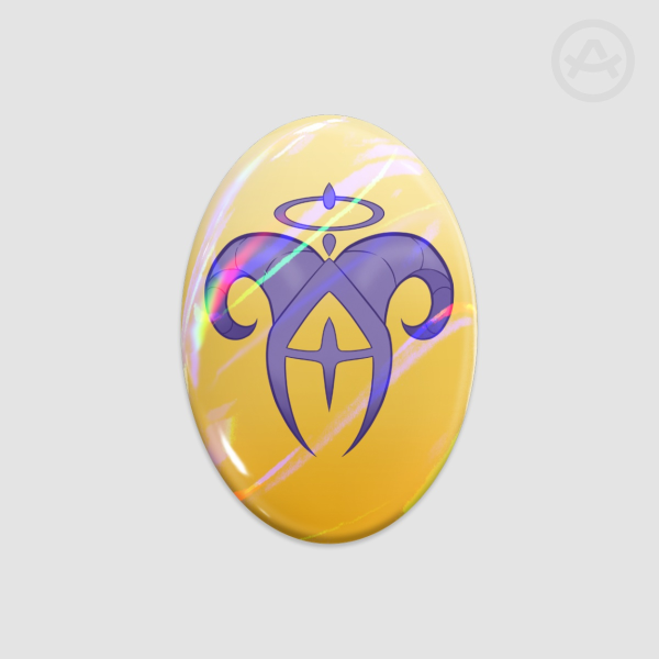 GuitarSpear Logo Holo Oval Badge