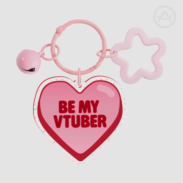 Pre-Sale《 VALENTINES 》Be My VTuber? Glitter Acrylic Keychain