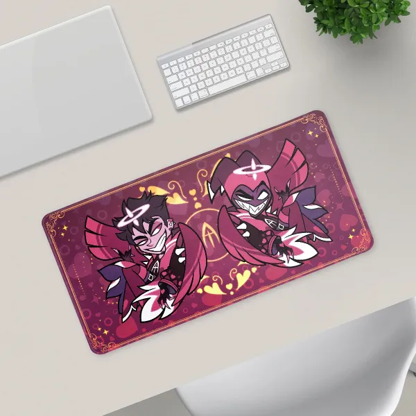 Hazbin Hotel Adam Heart Love Desk Pad B