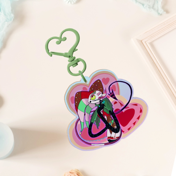 Baby girl Fizzie Rainbow Acrylic Keychains