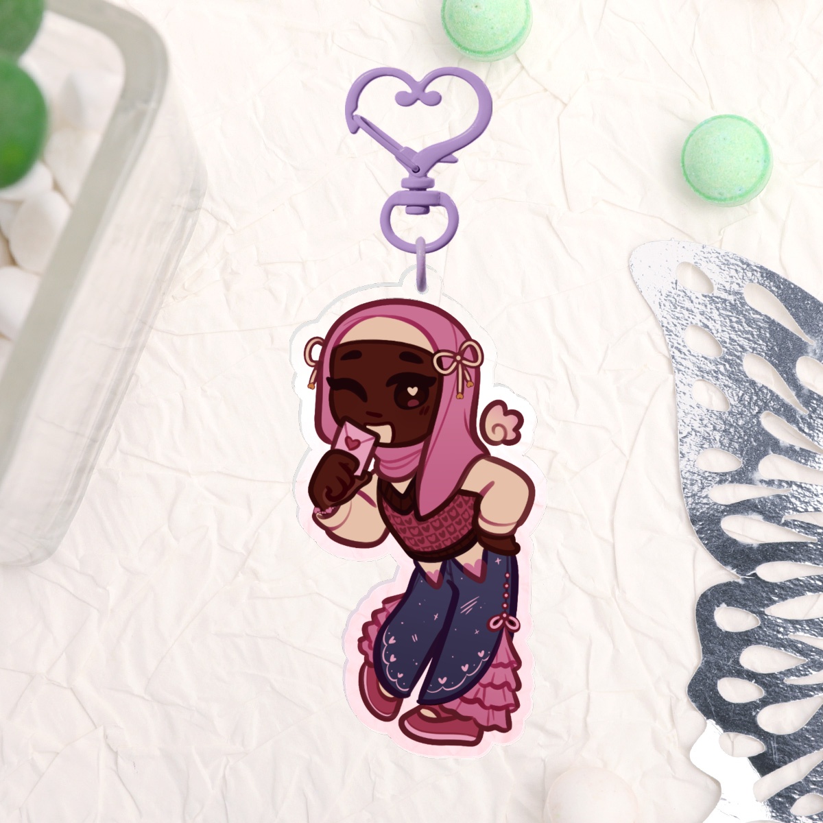 Vermilya | Khadijah Valentine's Keychain
