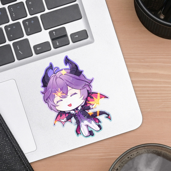 Durin happy flying Sticker