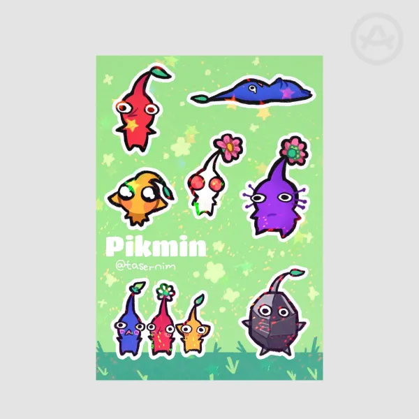 Pikmin Sticker Sheet