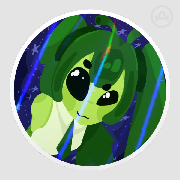 Alien Miku sticker