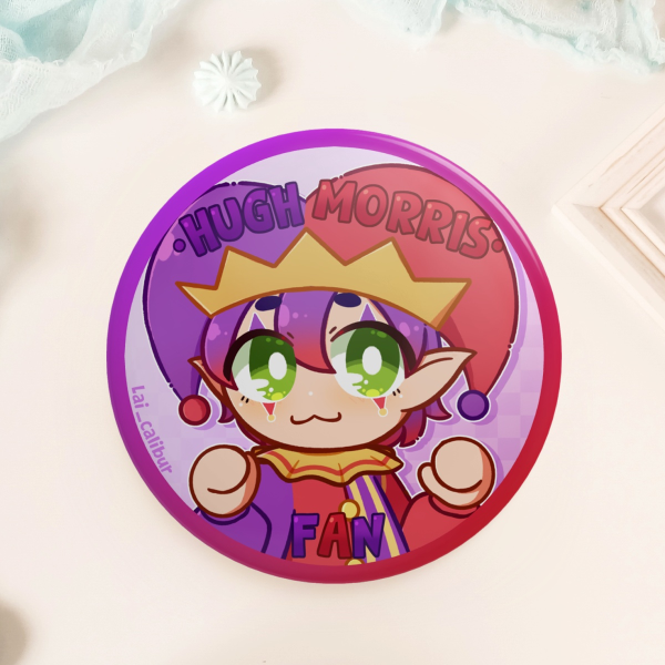 Hugh Morris fan (Tomodachi life) - Round Badges
