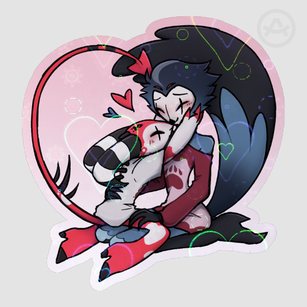 Stolitz Heart Kiss - Sticker