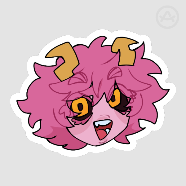 Mina Ashido Small Sticker