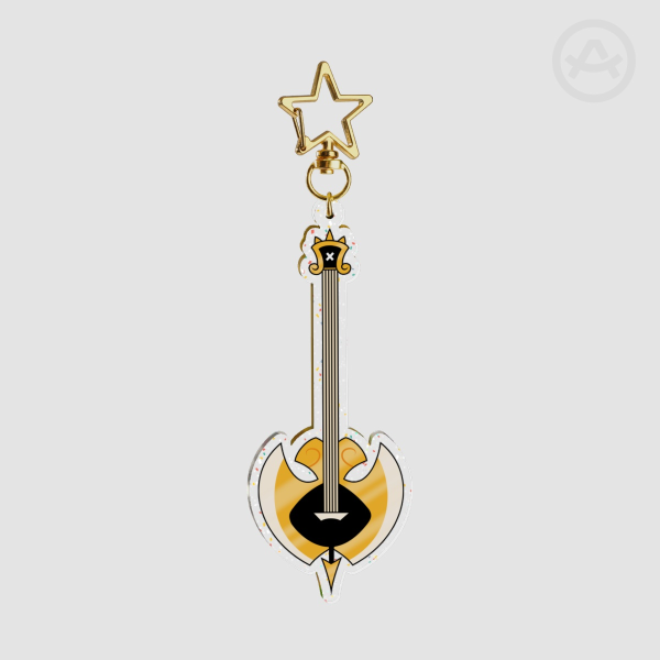 Adam's Axe Guitar Keychain