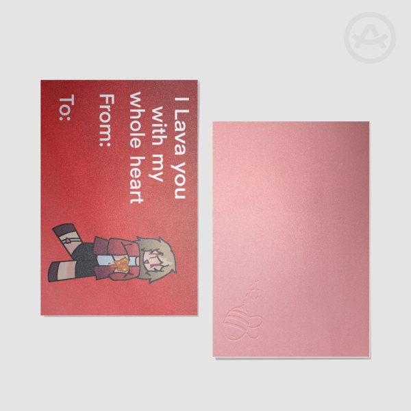 Pearl Double life postcard for valentines day