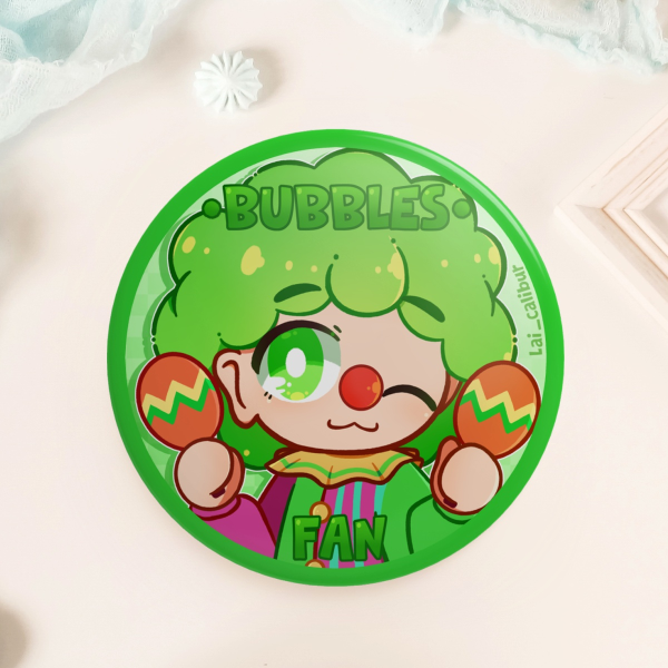 Bubbles fan (Tomodachi life) Round Badges