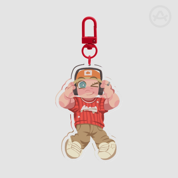 Average Deafened Acrylic Keychains