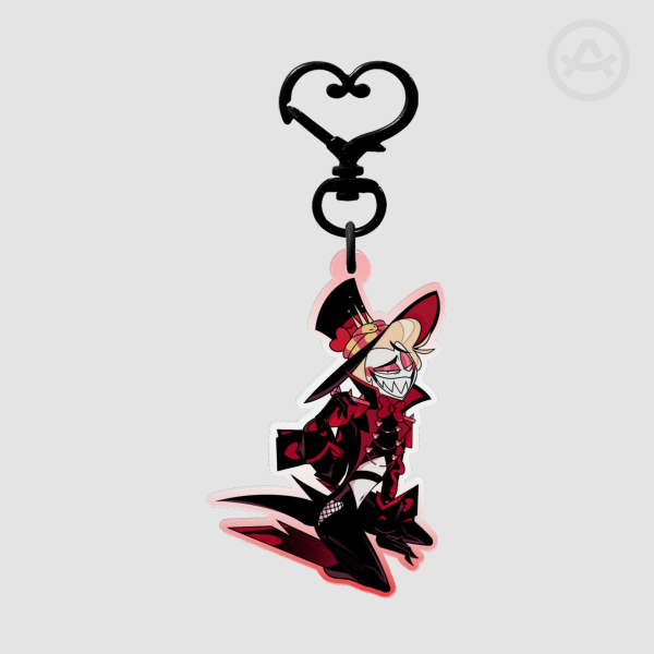 valentines lucifer keychain