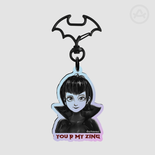 BLACK HAIR GIRLS SERIES_HOTEL TRANSYLVANIA_MAVIS Pearl Acrylic Keychains - 1.97"(50mm), ⑥