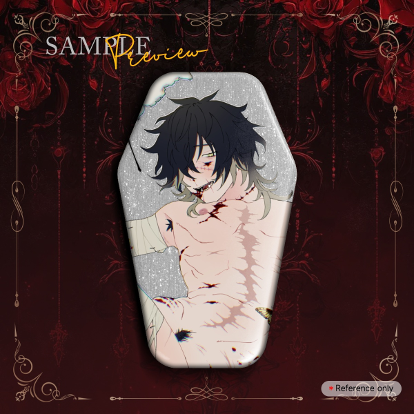 Towa Slow Damage Coffin Shape Holographic Badges