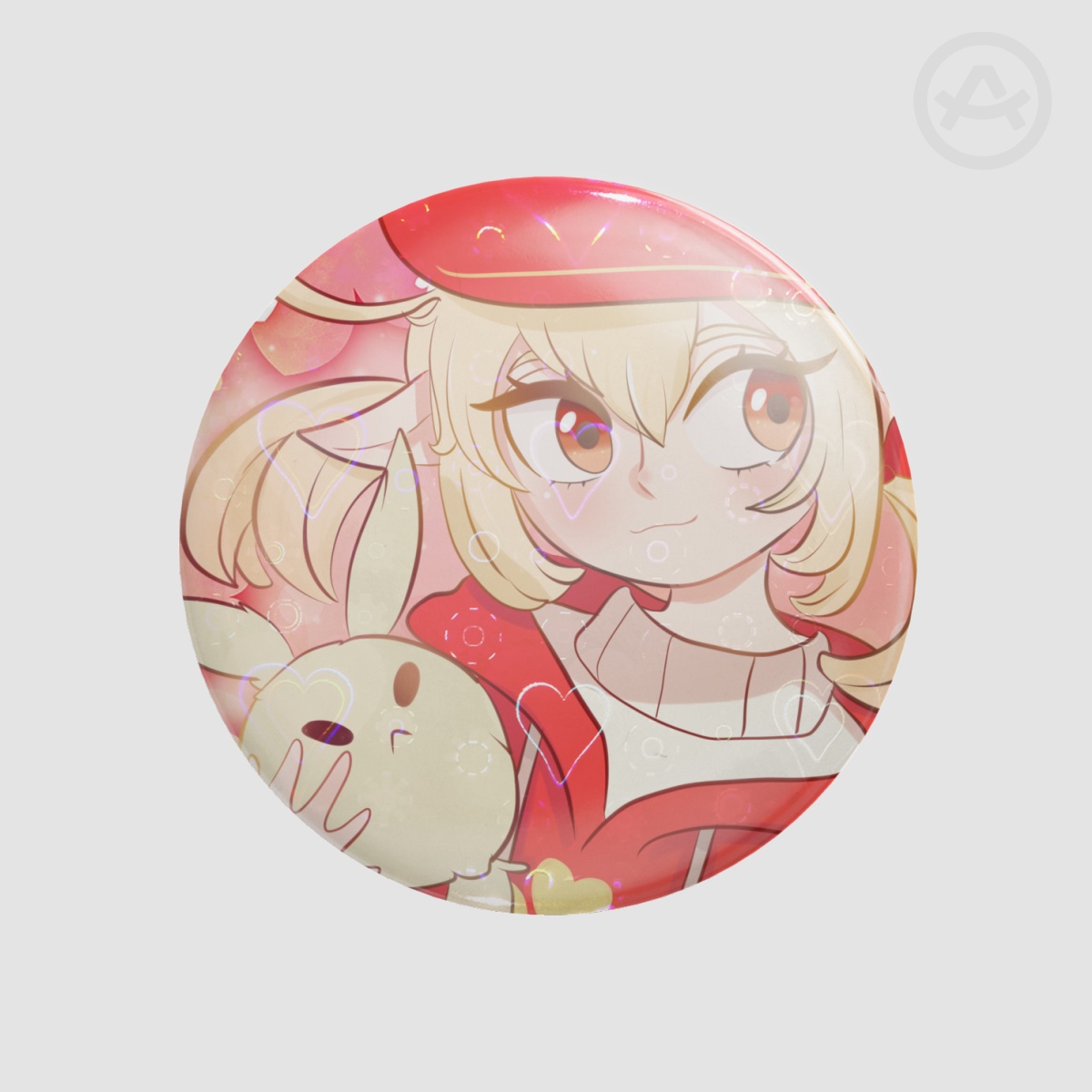 Klee and Dodoco round badge